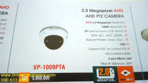 CAMERA VANTECH DOME VP-1009PTA - PTZ