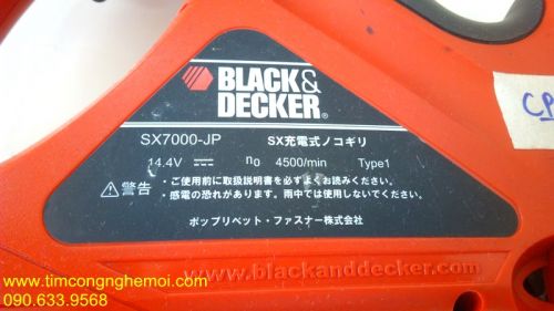 Bộ cưa pin BLACK & DECKER SX7000-JP